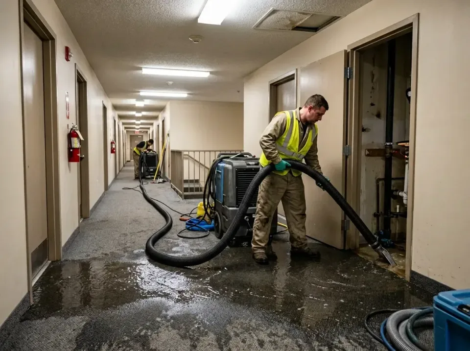 multi-unit-apartment-hallway-f-005 — frequently asked questions, Emergency Burst Pipe Water Extraction & Removal in Hamilton…